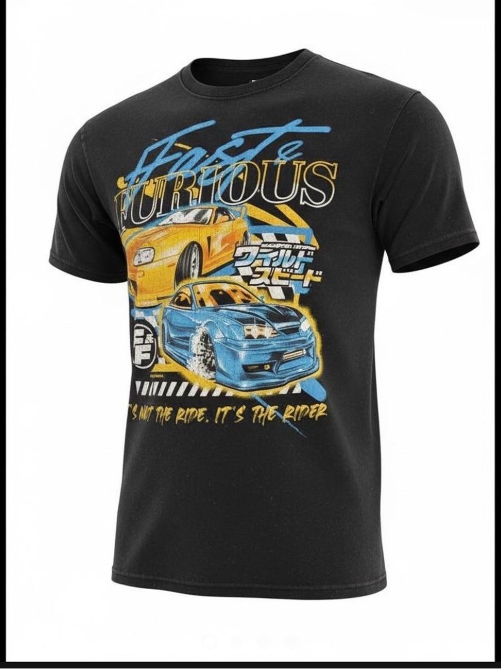 2 for $20: Fast & Furious graphic t-shirt: “it’s not the ride it’s the rider